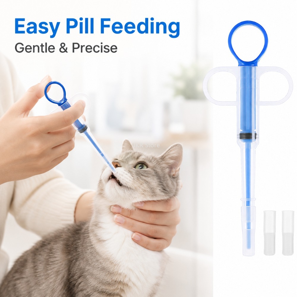 Storage Tips For Food - เครื่องป้อนยาแมวแบบ 1/3PCSCat Pill Shooter พร้อมหัวฉีดแบบนุ่มสำหรับป้อนยาเม็ด ใช้ได้สองแบบ