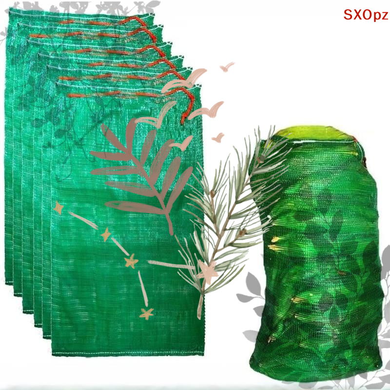 Produce Bag Reusable Mesh - ถุงตาข่ายเก็บของขนาดใหญ่พิเศษแบบใช้ซ้ำได้ เหมาะสำหรับ: หัวหอม 50 ชิ้น มันฝรั่ง