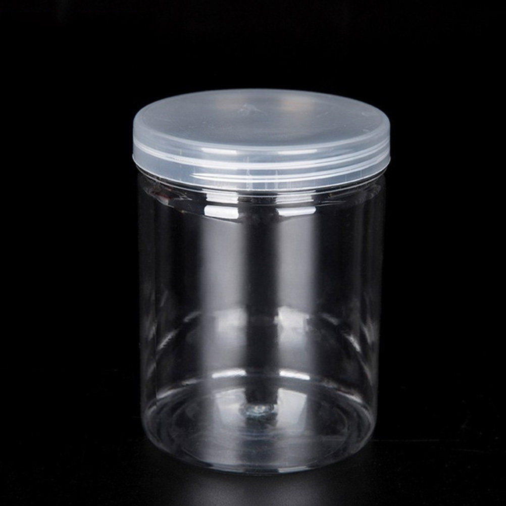 Food Storage Jars With Lids - 10 ชิ้น ขวดโหลพลาสติกใสคุณภาพสูงสำหรับเก็บอาหาร พร้อมฝาปิดสุญญากาศ ขนาด 700