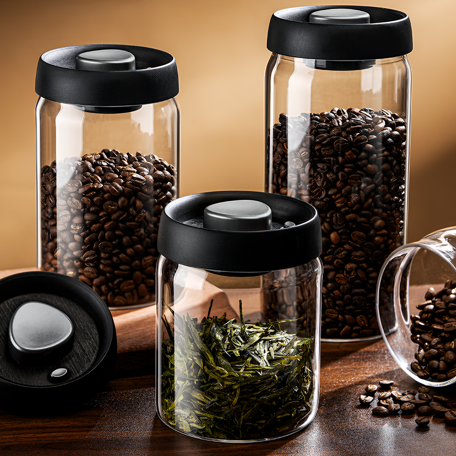 Food Storage Time - OANKR กระป๋องกาแฟสูญญากาศ 500 มล. 900 มล.