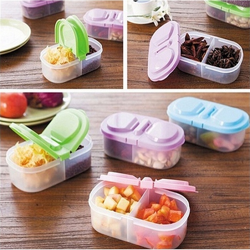 Food Storage Plastic Bag - กล่องพลาสติกกันกระแทกแบบพกพาภาชนะใส่อาหารกล่องข้าวกลางวันอาหารกลางวันผลไม้กลางแจ้งกล่องกลางแจ้งสำหรับทริปกล้วย