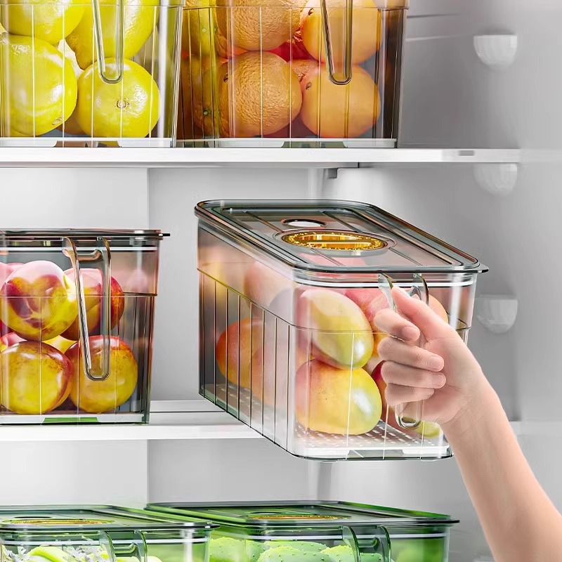 Food Storage Time - กล่องจัดเก็บในตู้เย็น สำหรับไข่ ผลไม้ และผัก กล่องเก็บอาหารเกรดอาหาร สำหรับแยกบรรจุภัณฑ์