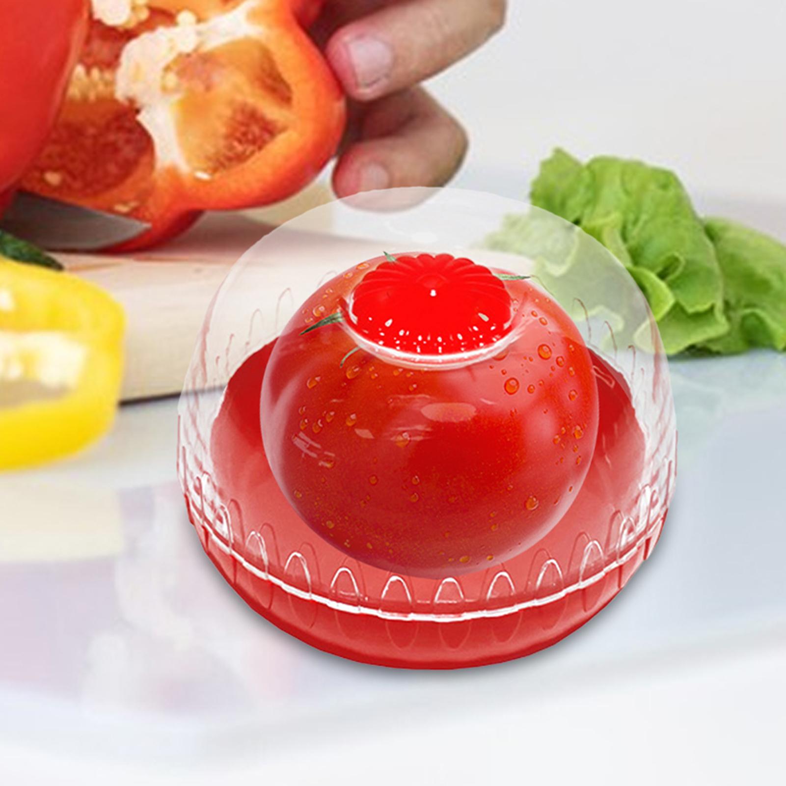 Food Storage Containers Tupperware - ชามเก็บผลไม้ ภาชนะเก็บผลไม้แบบสุญญากาศสำหรับใช้ในครัวเรือน ภาชนะเก็บมะเขือเทศแบบพกพา ชามผลไม้เกรดอาหารสำหรับมะนาว อะโวคาโด
