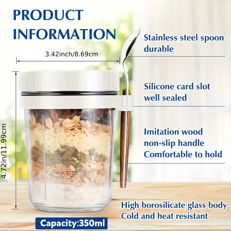 แก้วโอ๊ตมีล 1 ชิ้น/2 ชิ้น พร้อ - Food Storage Jar Set บทวิจารณ์และราคา