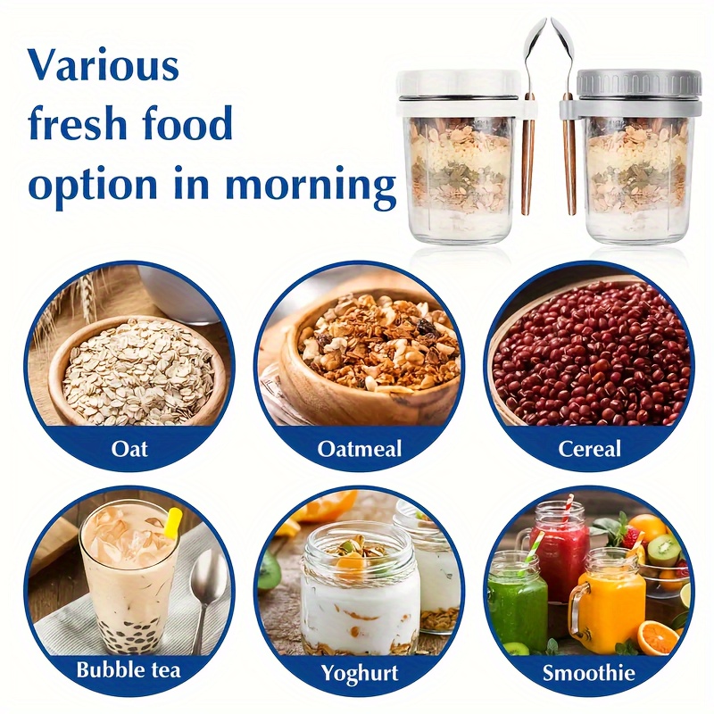 แก้วโอ๊ตมีล 1 ชิ้น/2 ชิ้น พร้อ - Food Storage Jar Set บทวิจารณ์และราคา