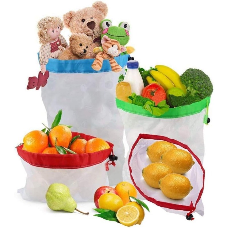 ถุงตาข่ายเก็บผักผลไม้แบบใช้ซ้ำ - Produce Bag Reusable Mesh บทวิจารณ์และราคา