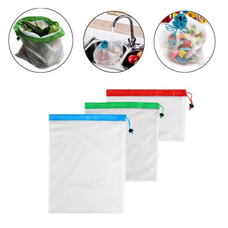 ถุงตาข่ายเก็บผักผลไม้แบบใช้ซ้ำ - Produce Bag Reusable Mesh บทวิจารณ์และราคา