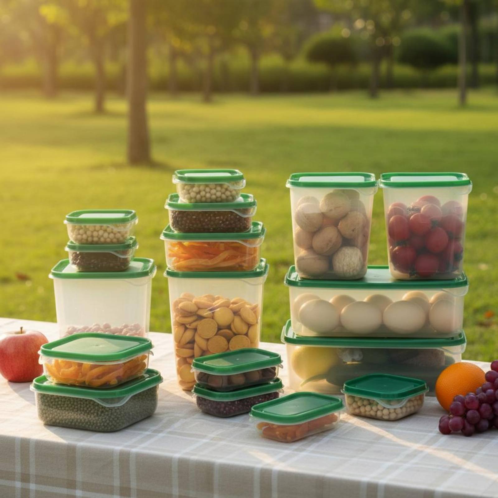 ชุดกล่องเก็บอาหารในตู้เย็น 17  - Food Storage Containers Set บทวิจารณ์และราคา