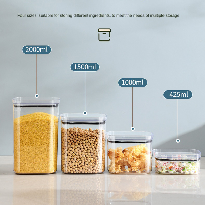 กล่องเก็บของในครัวแบบปิดผนึก ส - Food Storage Jar Set บทวิจารณ์และราคา