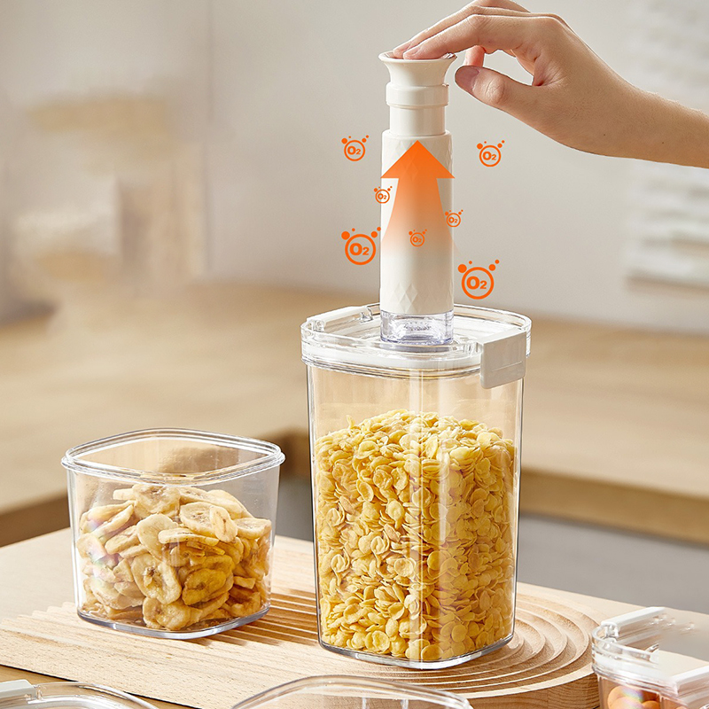 ถังปิดผนึกสูญญากาศเมล็ดกาแฟขวด - Food Storage Jar Set บทวิจารณ์และราคา