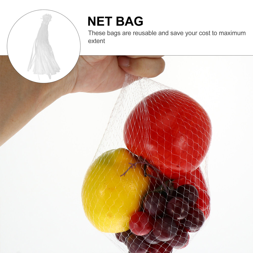 ถุงตาข่ายสำหรับเก็บผลไม้และผัก - Produce Bag Reusable Mesh บทวิจารณ์และราคา