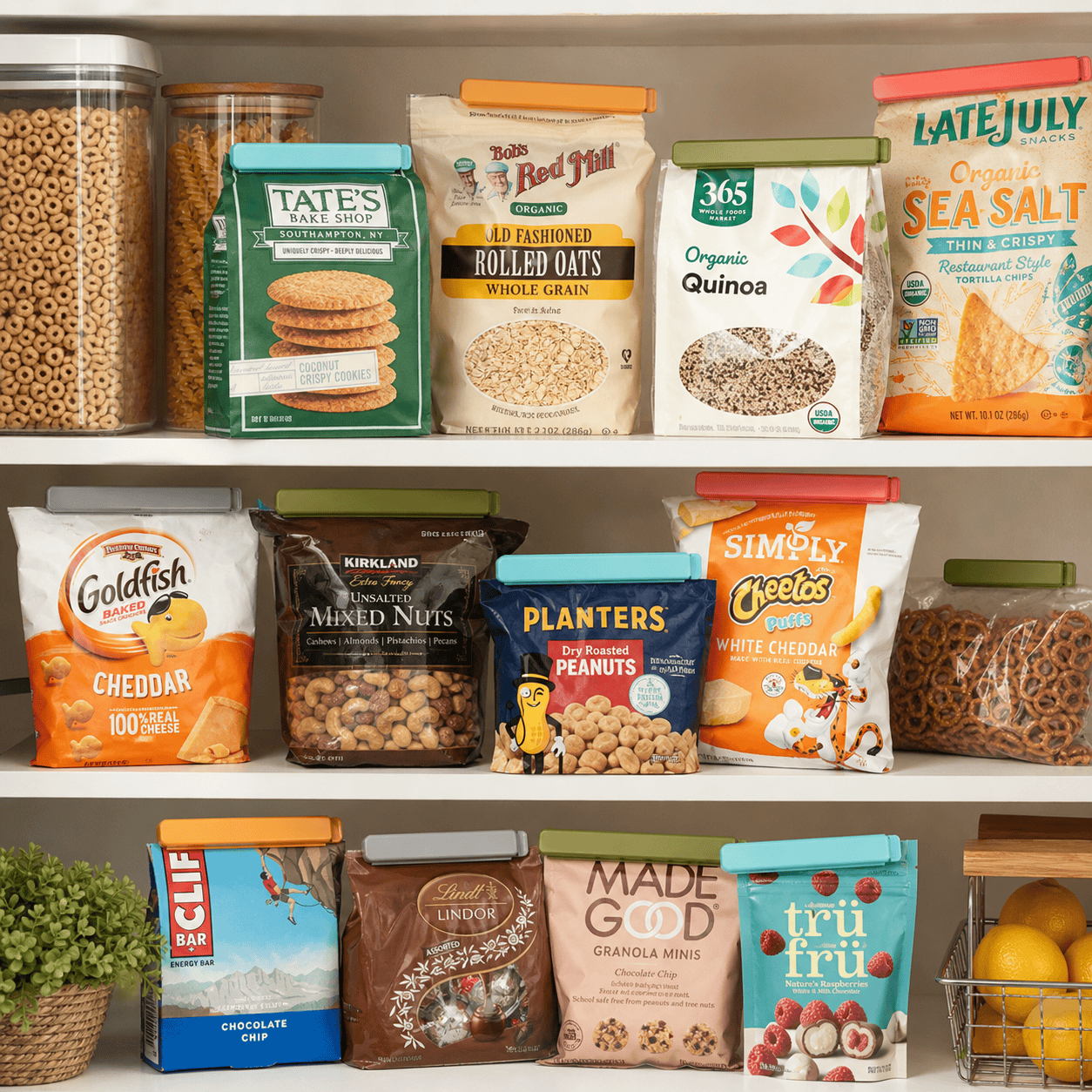 คลิปหนีบถุงพลาสติก 5 ชิ้น, แท่ - Food Storage Plastic Bag บทวิจารณ์และราคา