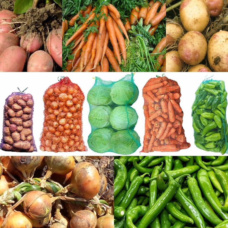ถุงตาข่ายเก็บผลผลิตขนาดใหญ่พิเ - Produce Bag Reusable Mesh บทวิจารณ์และราคา