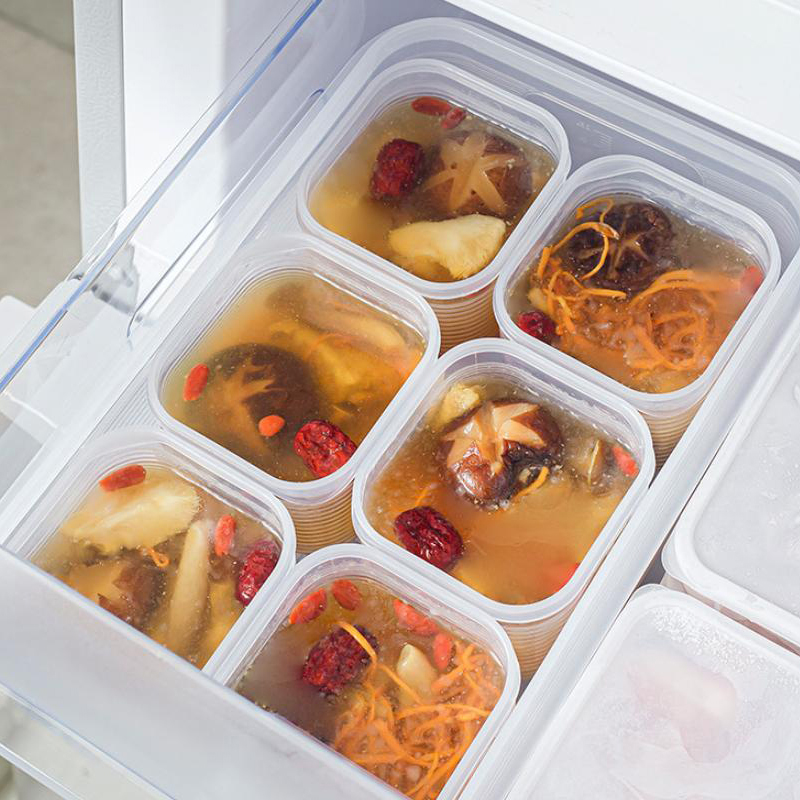 กล่องเก็บอาหาร 6 ช่อง สำหรับผั - Food Storage Jars With Lids บทวิจารณ์และราคา