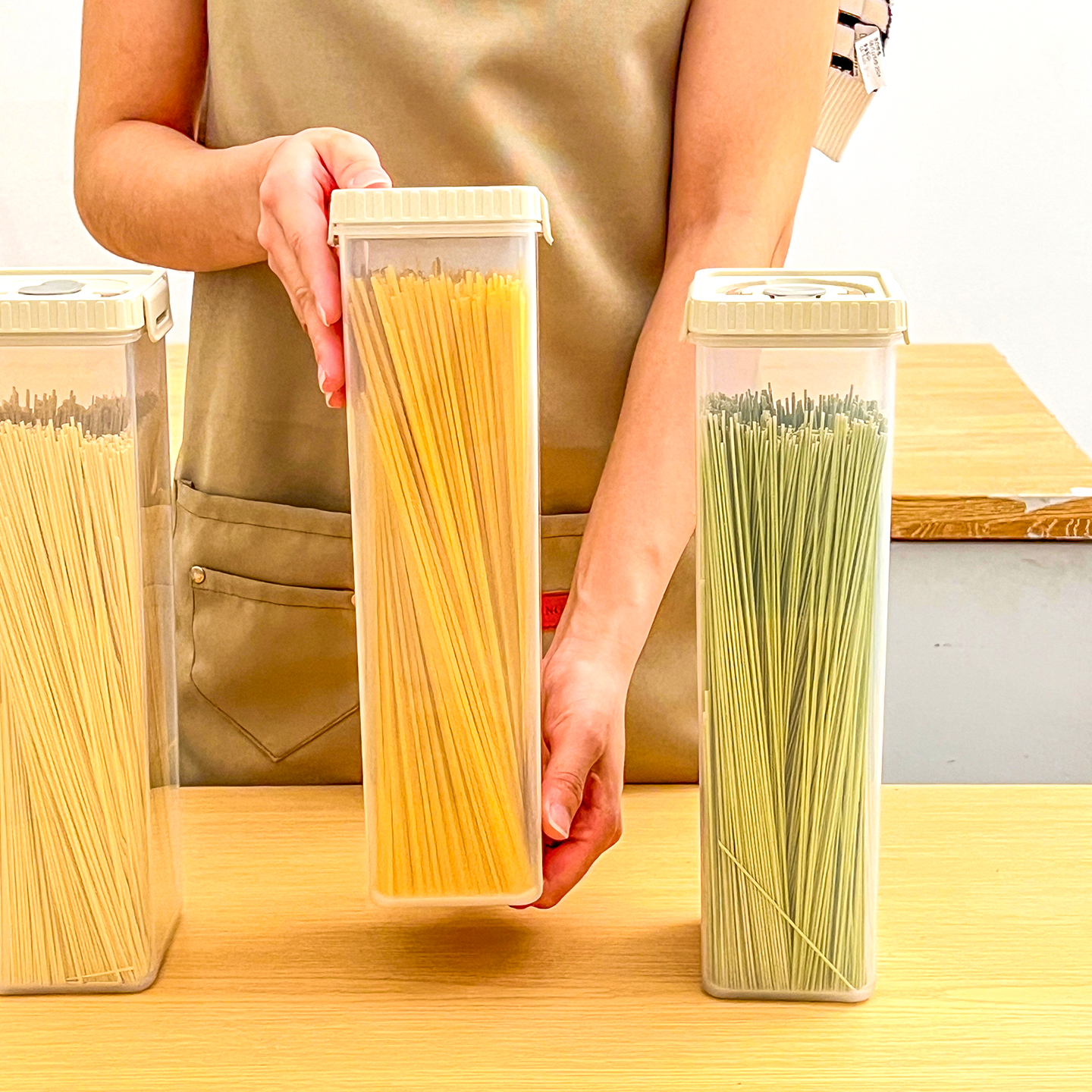 กล่องเก็บเส้นก๋วยเตี๋ยวแบบมีหู - Food Storage Drawer Organizer บทวิจารณ์และราคา
