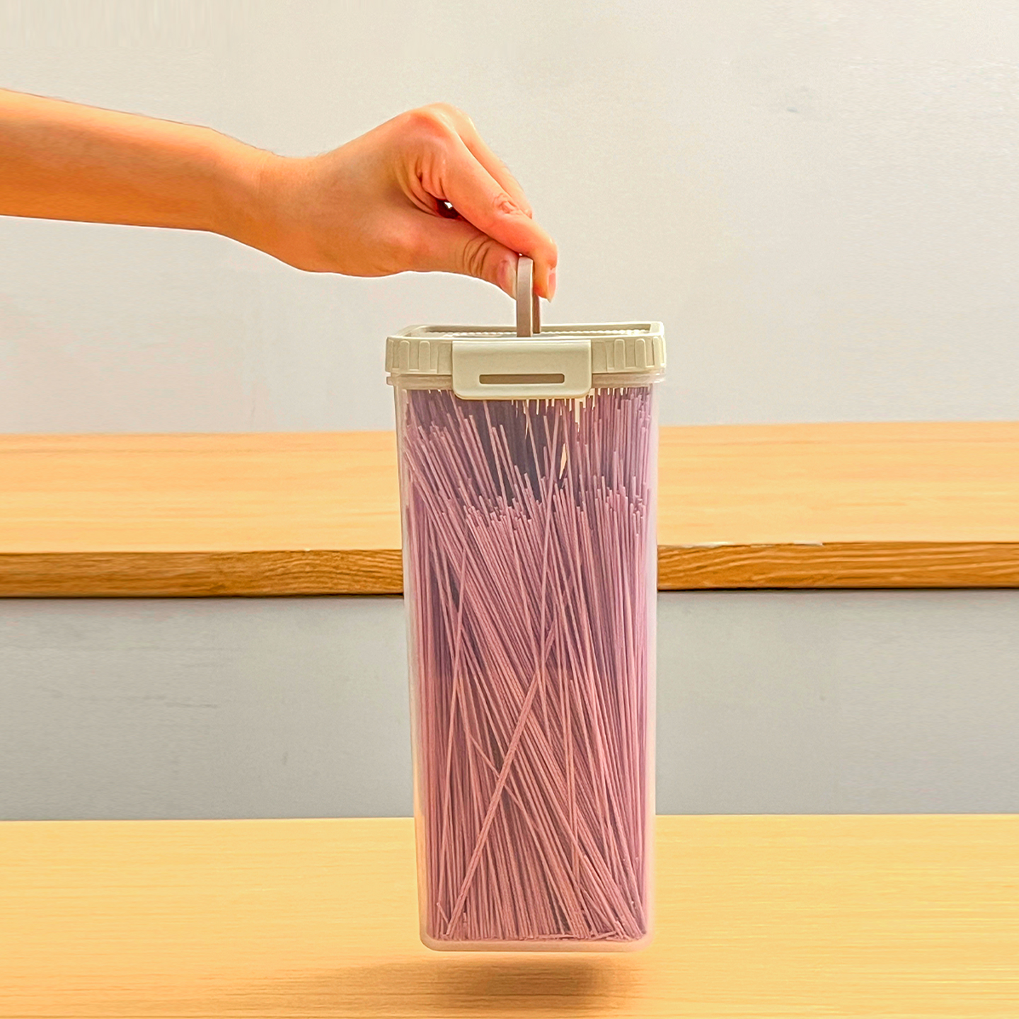 กล่องเก็บเส้นก๋วยเตี๋ยวแบบมีหู - Food Storage Drawer Organizer บทวิจารณ์และราคา