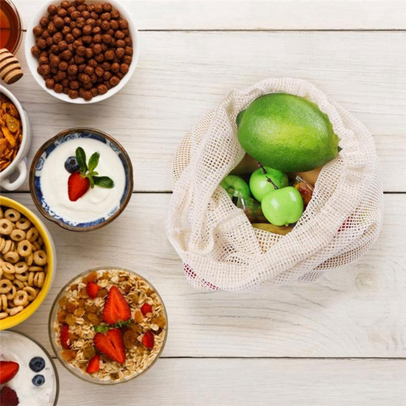 ถุงตาข่ายใส่ผลิตภัณฑ์คุณภาพสูง - Produce Bag Reusable Mesh บทวิจารณ์และราคา