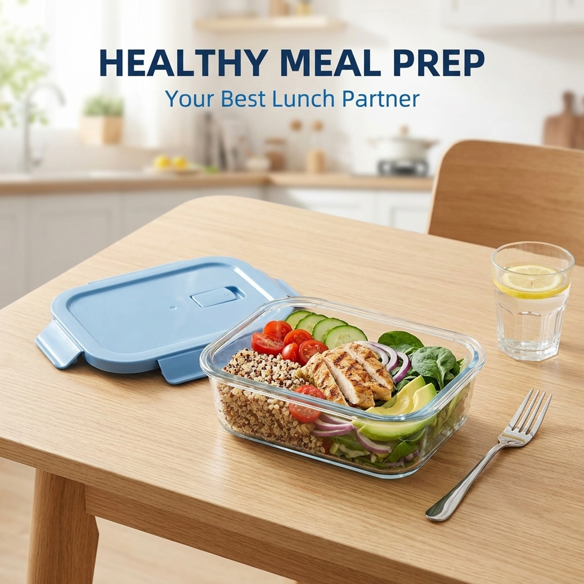 กล่องใส่อาหารแก้ว 2 ชิ้น ปลอดส - Food Storage Time บทวิจารณ์และราคา