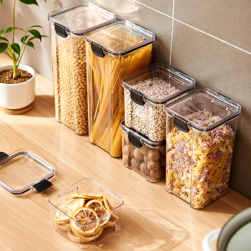 ชุดกล่องเก็บของในครัวแบบปิดผนึ - Food Storage Jar Set บทวิจารณ์และราคา