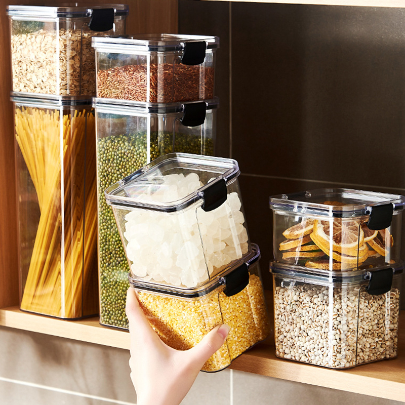 ชุดกล่องเก็บของในครัวแบบปิดผนึ - Food Storage Jar Set บทวิจารณ์และราคา