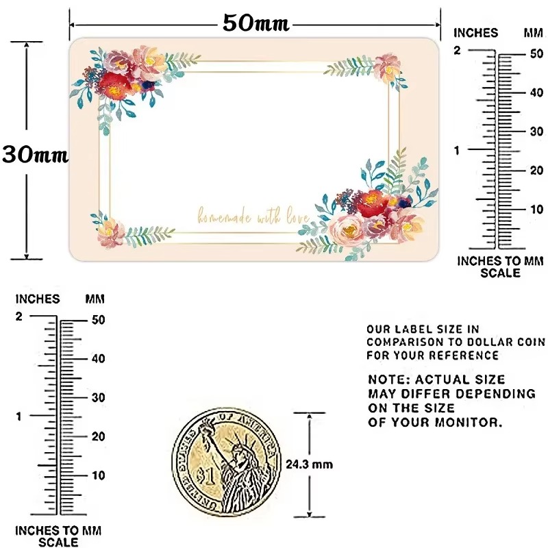 50/100/250PCS ดอกไม้ป้ายชื่อดอ - Food Storage Name บทวิจารณ์และราคา