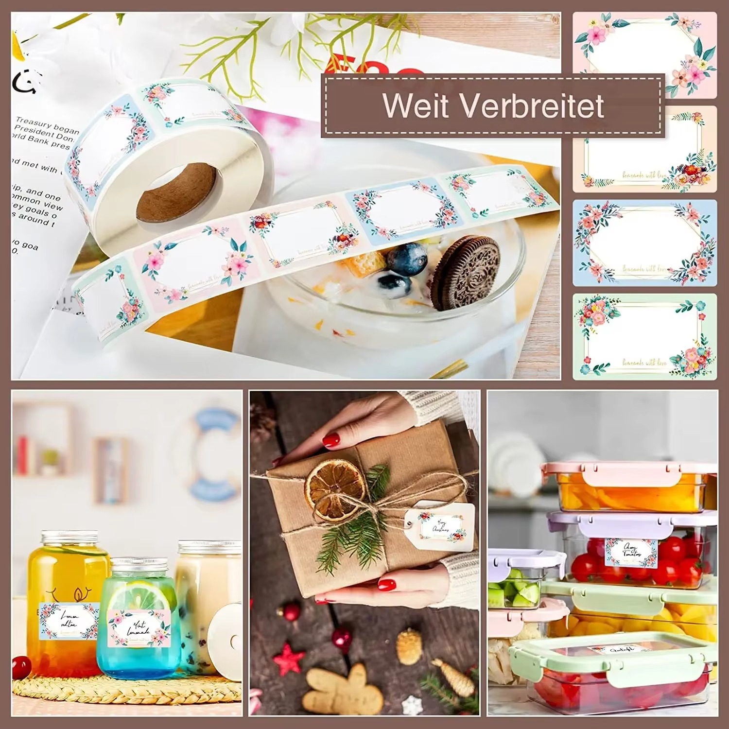 50/100/250PCS ดอกไม้ป้ายชื่อดอ - Food Storage Name บทวิจารณ์และราคา