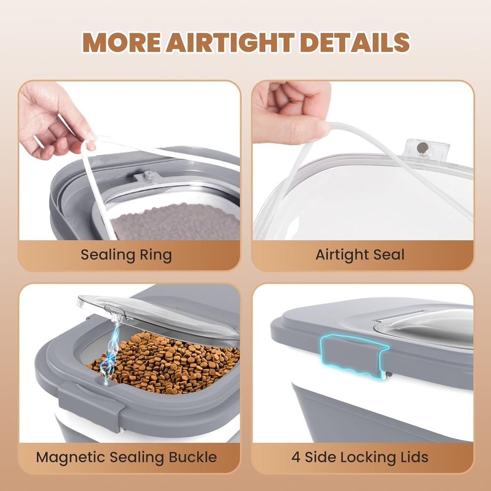 ภาชนะเก็บอาหารสุนัขแบบปิดสนิท, - Food Storage Small บทวิจารณ์และราคา
