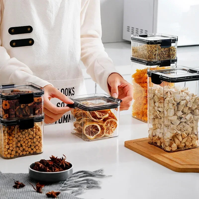 460-1800ml ชุด STACKABLE KITCH - Food Storage Jar Set บทวิจารณ์และราคา