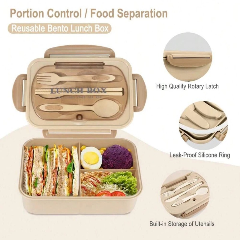 กล่องเบนโตะ 3 ชิ้น/1 ชิ้น กล่อ - Food Storage Drawer Organizer บทวิจารณ์และราคา