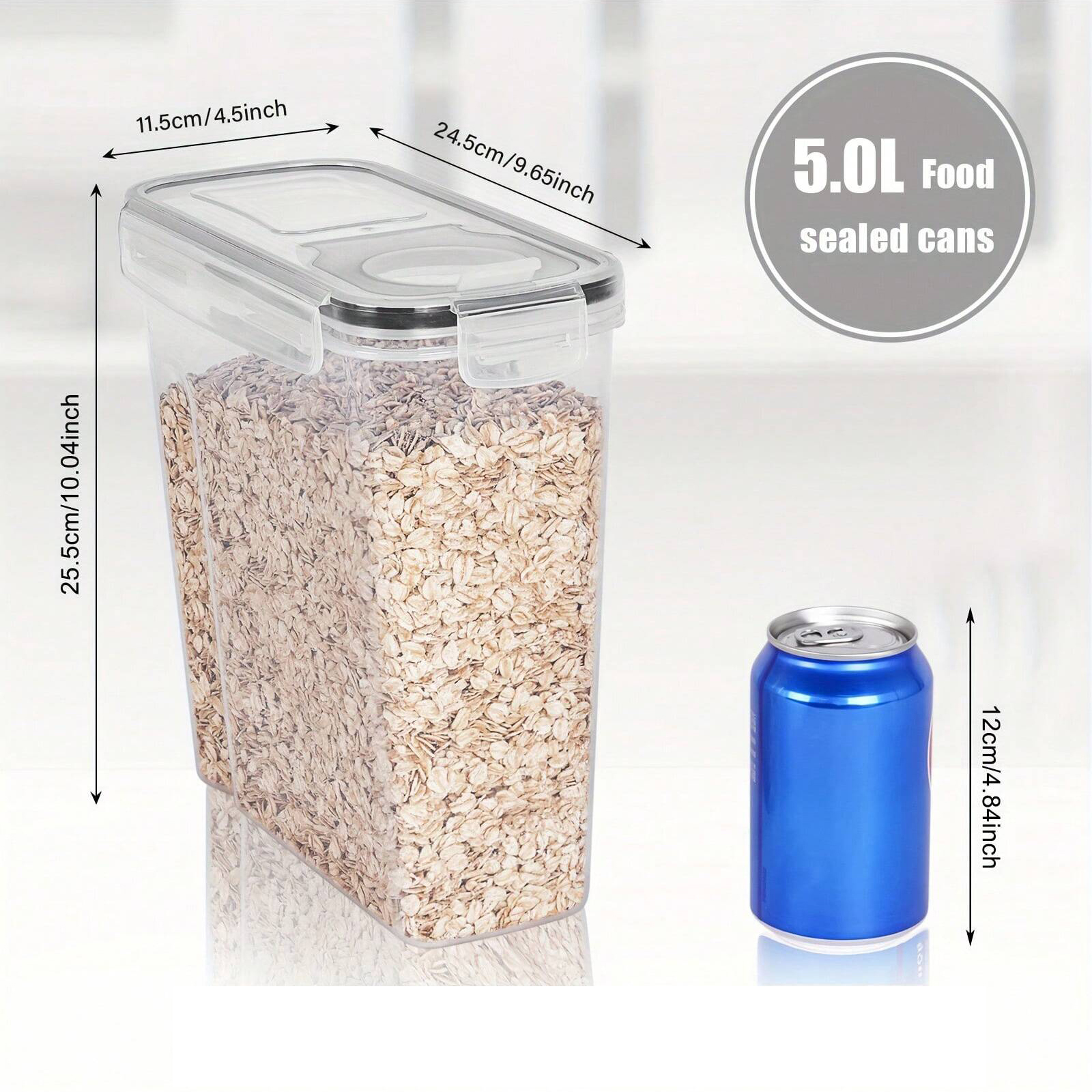 ชุดภาชนะเก็บธัญพืชขนาดใหญ่ (5  - Food Storage Jar Set บทวิจารณ์และราคา