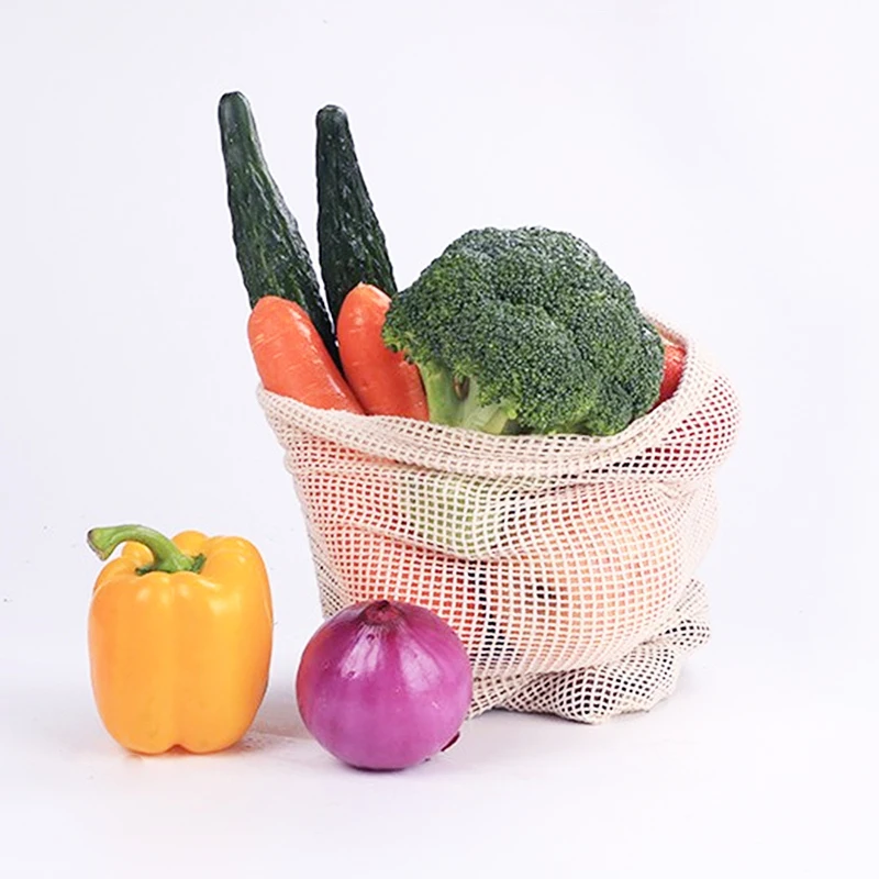3 6 10pcs ผลิตชุดกระเป๋า Eco ก - Produce Bag Reusable Mesh บทวิจารณ์และราคา