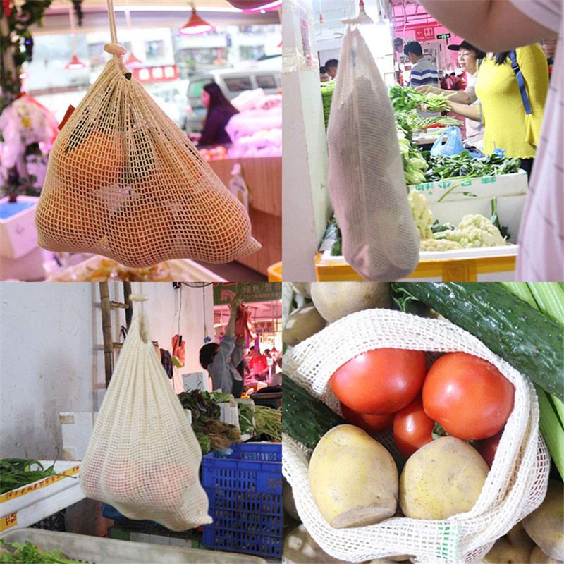 ถุงเก็บอาหารแบบตะแกรงล้างทำควา - Produce Bag Reusable Mesh บทวิจารณ์และราคา