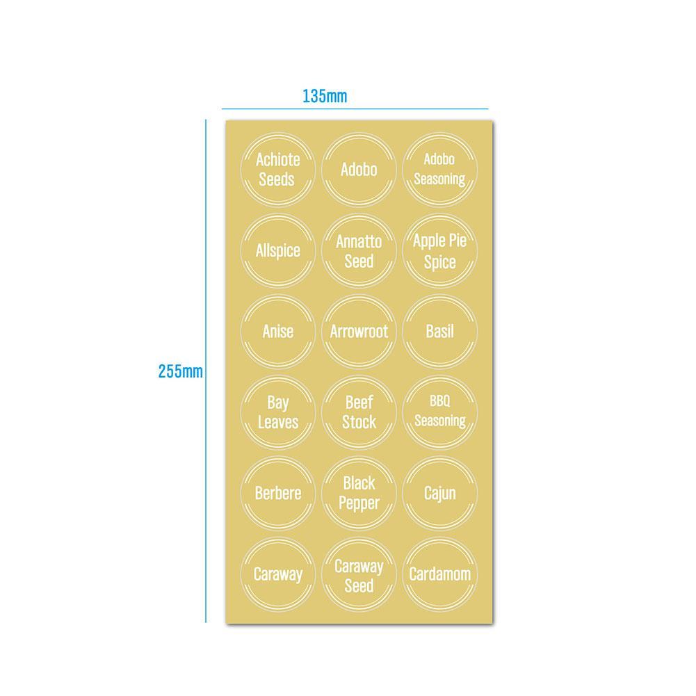 144 ชิ้น/ชุด ป้ายติดขวดเครื่อง - Food Storage Name บทวิจารณ์และราคา