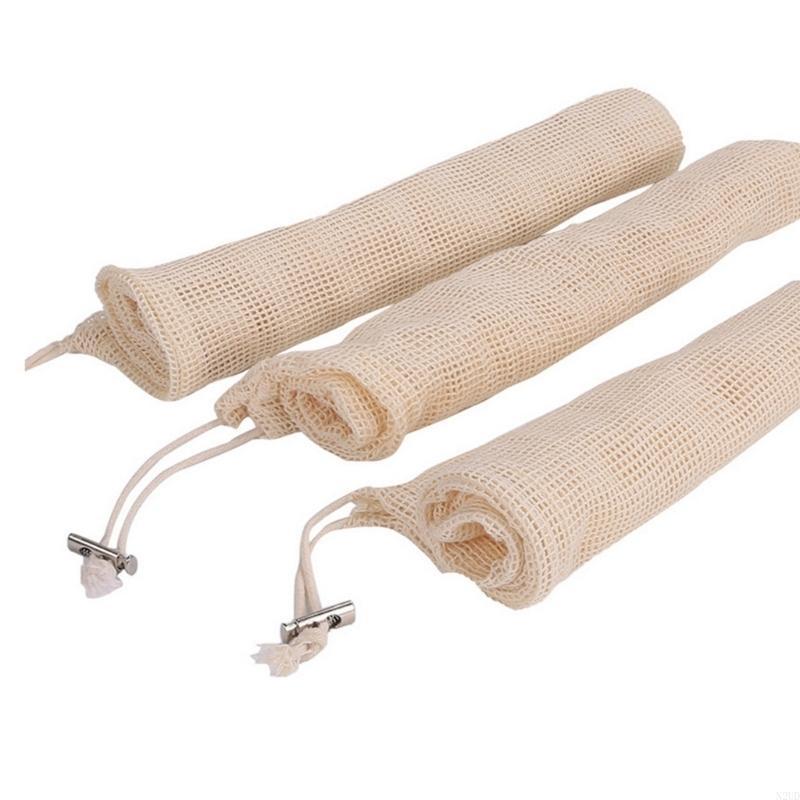ตาข่ายผ้าฝ้ายผลิตถุงถุงตาข่ายผ - Produce Bag Reusable Mesh บทวิจารณ์และราคา