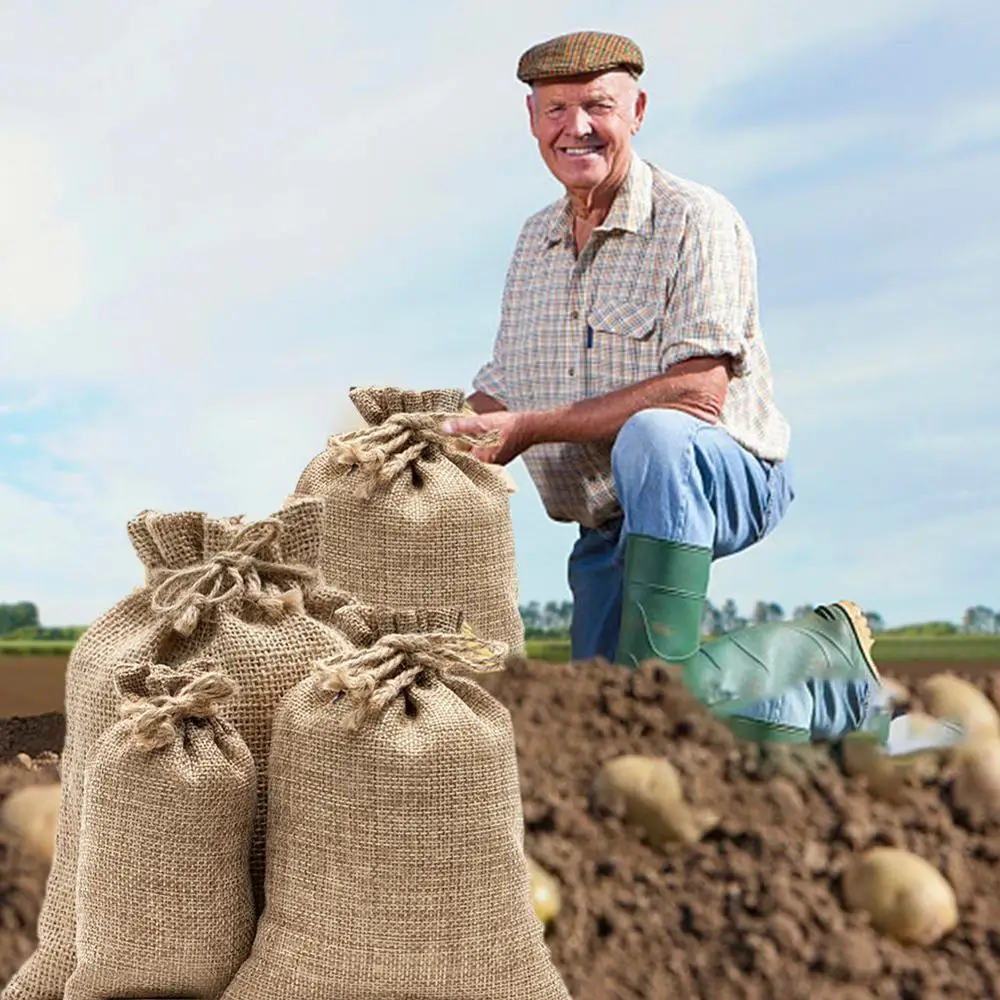 ถุงกระสอบป่านสำหรับใส่ผัก ถุงเ - Food Storage Roots บทวิจารณ์และราคา