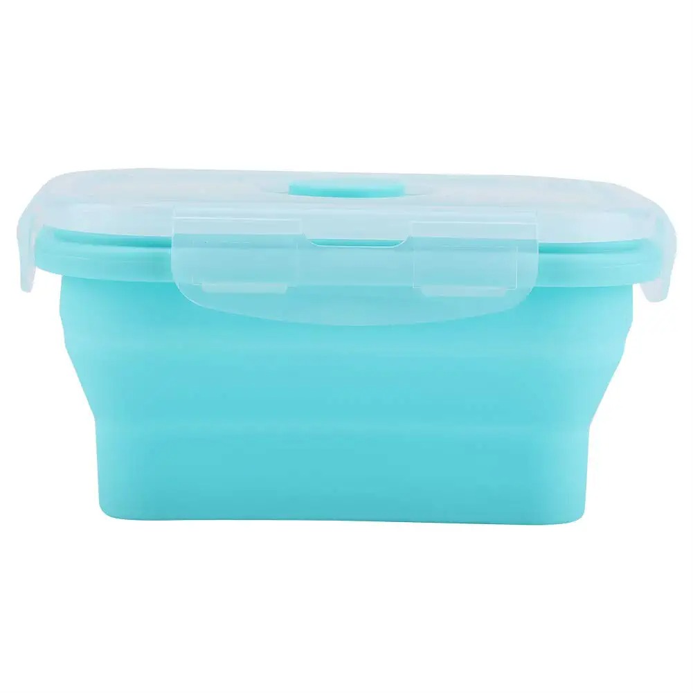 4 ขนาดพับซิลิโคนอาหารแบบพกพา B - Food Storage Drawer Organizer บทวิจารณ์และราคา