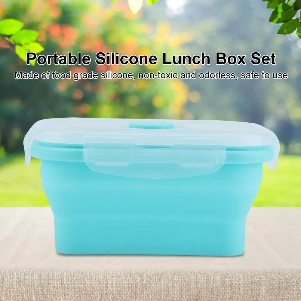 4 ขนาดพับซิลิโคนอาหารแบบพกพา B - Food Storage Drawer Organizer บทวิจารณ์และราคา