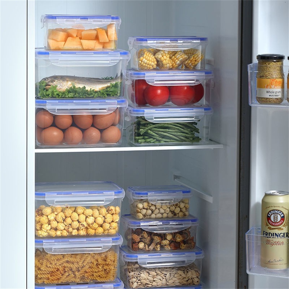 กล่องเก็บอาหารใส 1/4 แพ็ค กล่อ - Food Storage Drawer Organizer บทวิจารณ์และราคา