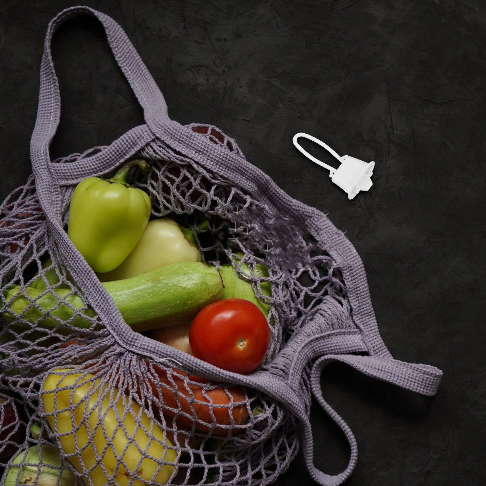 ตะขอเกี่ยวถุงตาข่ายพลาสติก 200 - Produce Bag Reusable Mesh บทวิจารณ์และราคา