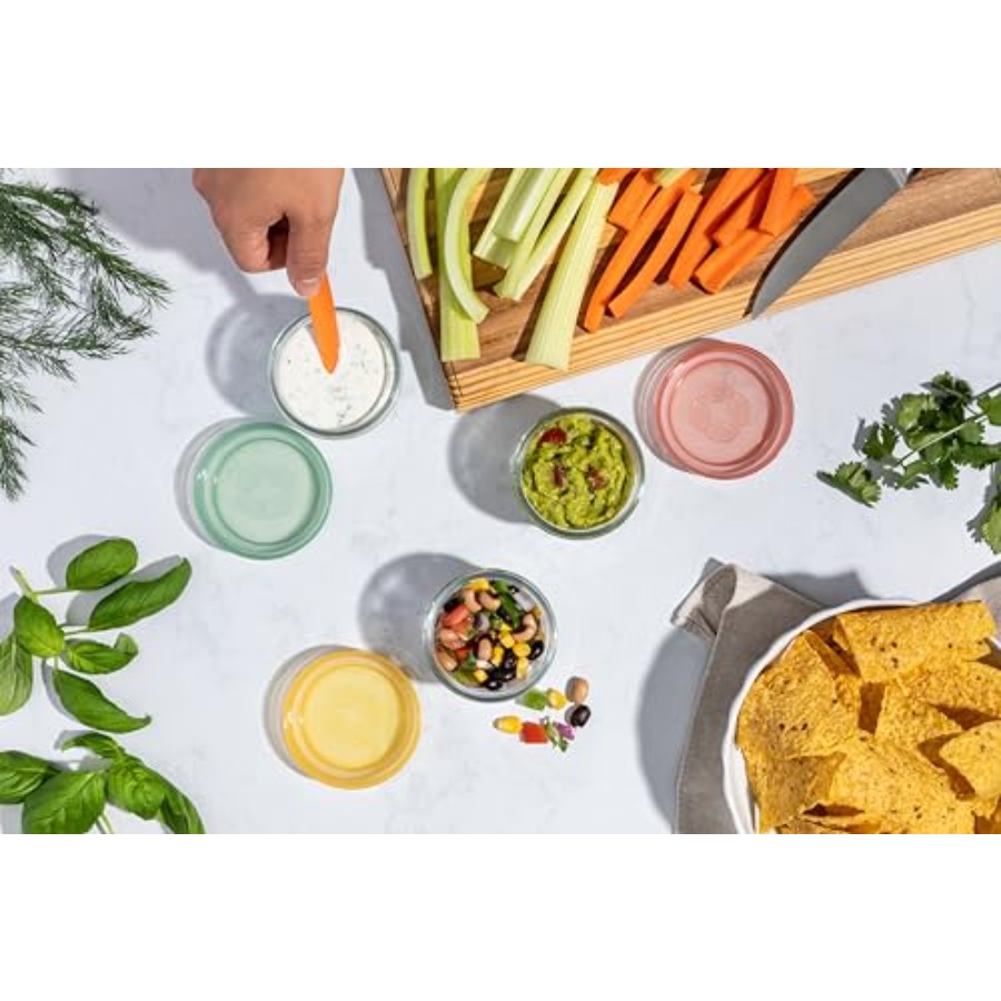 ชุดเตรียมอาหารแก้ว Color Lock  - Food Storage Containers Set บทวิจารณ์และราคา