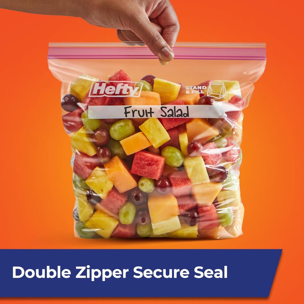 ถุงพลาสติกแบบกดปิด ขนาดแกลลอน  - Food Storage Plastic Bag บทวิจารณ์และราคา