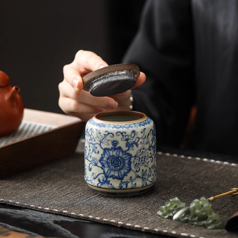 Creative Blue และ White Porcel - Food Storage Jars With Lids บทวิจารณ์และราคา