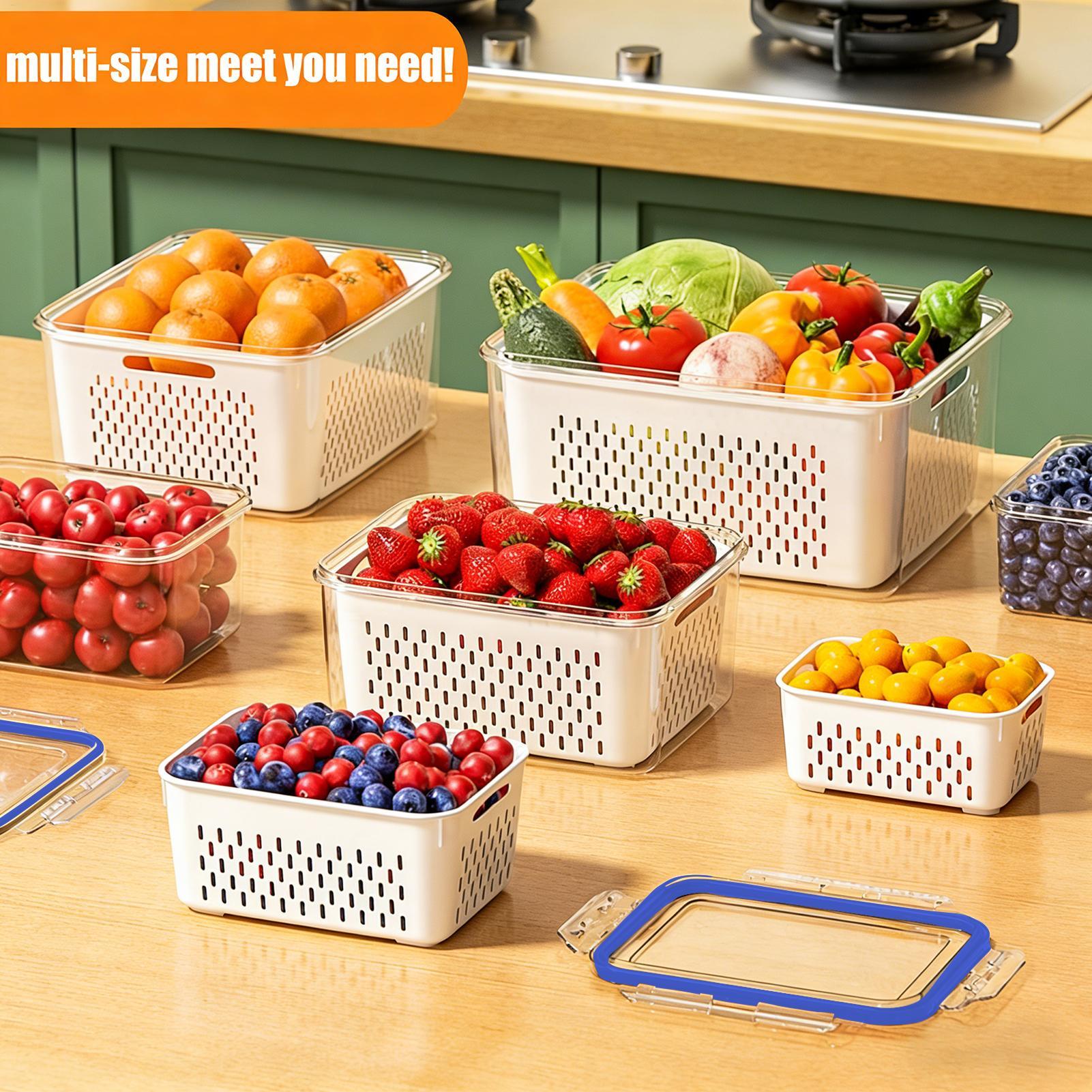 ชุดกล่องเก็บผลไม้ 4-in-1 ป้องก - Food Storage Jar Set บทวิจารณ์และราคา