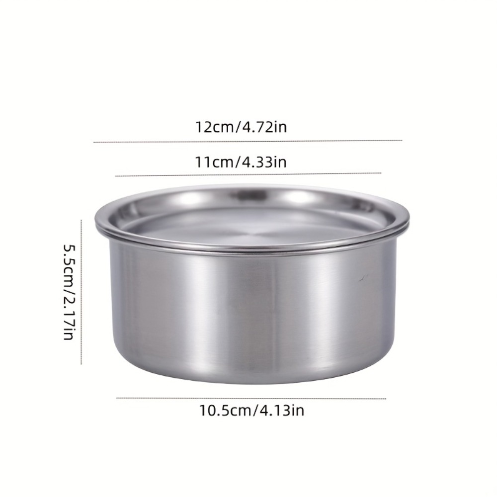 ถ้วยสแตนเลส 304 พร้อมฝาปิด สำห - Food Storage Time บทวิจารณ์และราคา