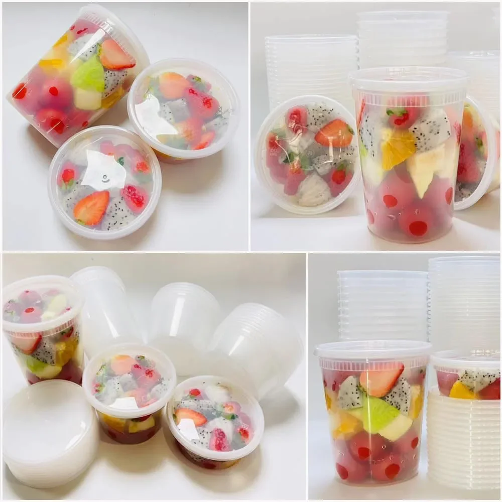 24 ชิ้น Deli ภาชนะเก็บอาหารพร้ - Food Storage Time บทวิจารณ์และราคา