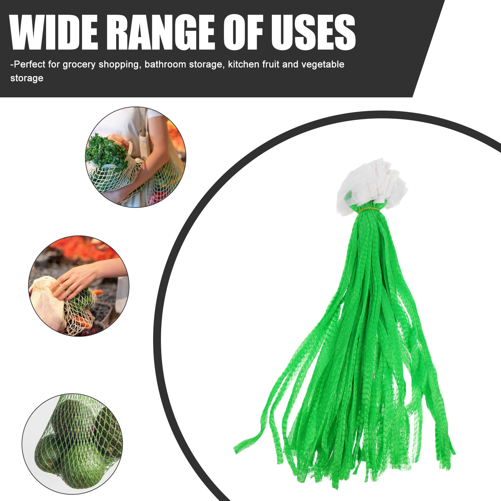 ถุงตาข่ายสำหรับใส่ผักผลไม้ 100 - Produce Bag Reusable Mesh บทวิจารณ์และราคา