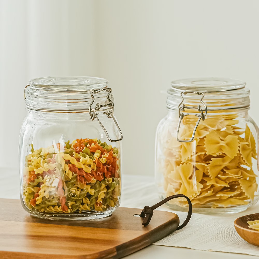 โหลแก้วเก็บอาหาร Mainstays ขนา - Food Storage Jars With Lids บทวิจารณ์และราคา