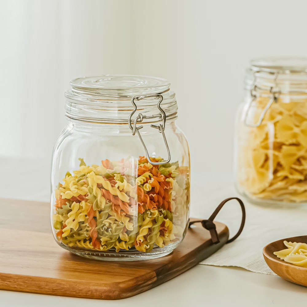 โหลแก้วเก็บอาหาร Mainstays ขนา - Food Storage Jars With Lids บทวิจารณ์และราคา