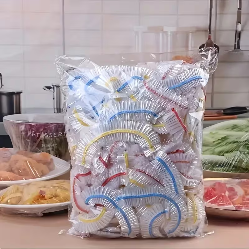 ฝาครอบถนอมอาหารแบบใช้แล้วทิ้งเ - Food Storage Plastic Bag บทวิจารณ์และราคา