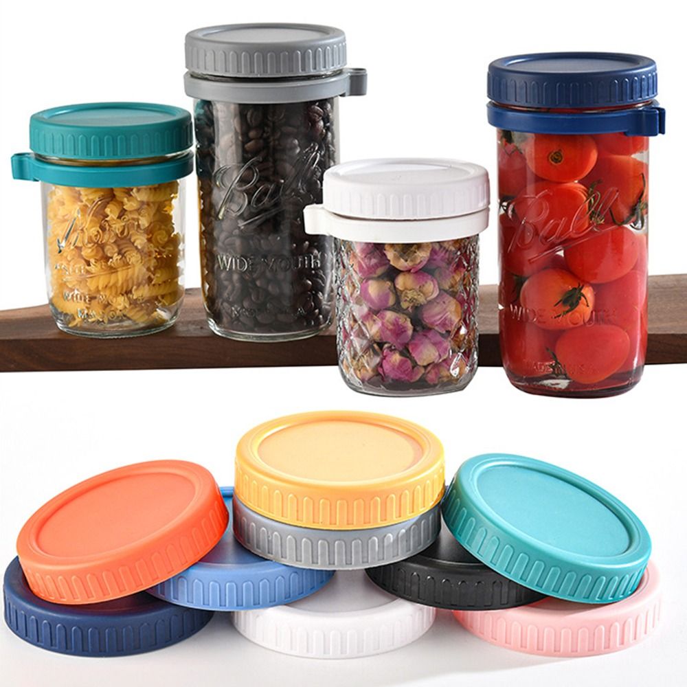 1Pcs 70มม./86Mm Reusable พลาสต - Food Storage Jars With Lids บทวิจารณ์และราคา